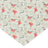 Schattige kerstvogelpatroon vakantieontwerp tafelkleed (Gekanteld)