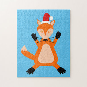 Schattige Kerstvos Legpuzzel