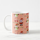 schattige kerstvreugde koffiemok (Links)