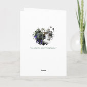 Schattige kerstWenskaart! Feestdagen Kaart (Achterkant)