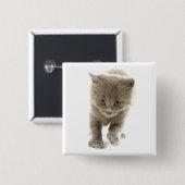 schattige keuken vierkante button 5,1 cm (Voorkant /achterkant)