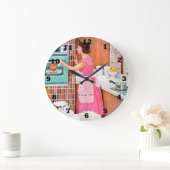 schattige keukendame Grote klok (Huis)