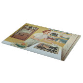 schattige  keukendame snijplank (Hoek)