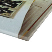 schattige  keukendame snijplank (Hoek)