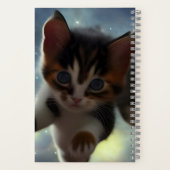 Schattige keuten in de ruimte notitieboek (Achterkant)