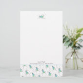 Schattige Kever Teacher Gift Briefpapier (Staand voorkant)