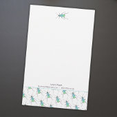 Schattige Kever Teacher Gift Briefpapier