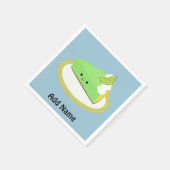 Schattige Key Lime Pie Servetten (Hoek)