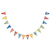 Schattige Kids Verjaardagsfeestdecor Vlaggetjes (Alle)