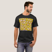 Schattige Kiiroitori-patroon T-shirt (Voorkant volledig)