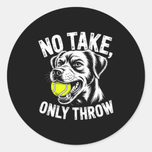 Schattige kijk alleen maar gooi duitse herder tenn ronde sticker