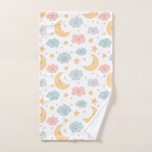 Schattige Kijken in de Sky Pattern Bad Handdoek (Handdoek)