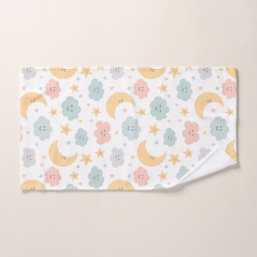Schattige Kijken in de Sky Pattern Bad Handdoek (Handdoek)