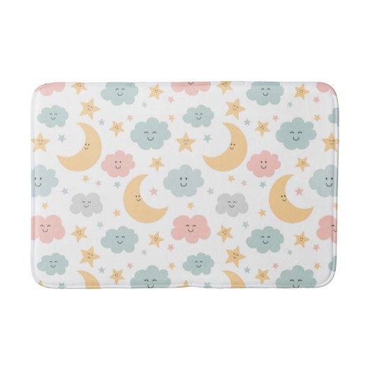 Schattige Kijken in de Sky Pattern Badmat (Voorkant)