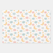 Schattige Kijken in de Sky Pattern Inpakpapier Vel (Voorkant 3)