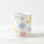 Schattige Kijken in de Sky Pattern Koffiemok (Center)