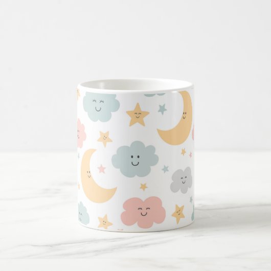 Schattige Kijken in de Sky Pattern Koffiemok (Center)