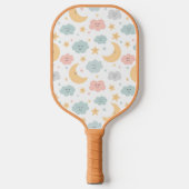 Schattige Kijken in de Sky Pattern Pickleball Paddle (Voorkant)