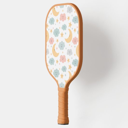 Schattige Kijken in de Sky Pattern Pickleball Paddle (Links)