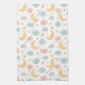 Schattige Kijken in de Sky Pattern Theedoek (Verticaal)