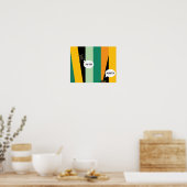 Schattige Kijkende Kat Grappig Geschenk Voor Kat L Poster (Keuken)