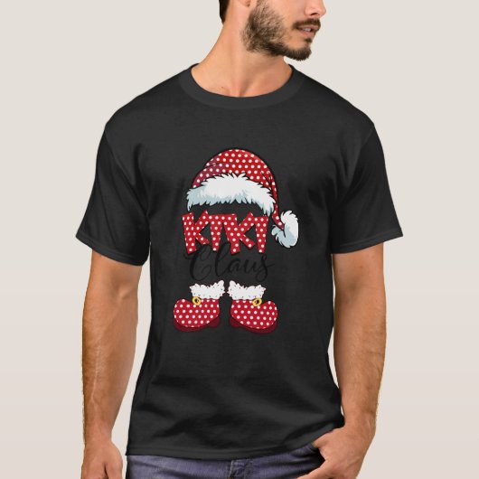Schattige Kiki Claus Nieuwe Kerstman Sinterklaas S T-shirt (Voorkant)
