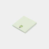 Schattige Kikker Barista Post-it® Notes (Schuin)