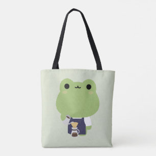 Schattige Kikker Barista Tote Bag