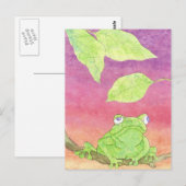 schattige kikker briefkaart (Voorkant / Achterkant)