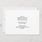 Schattige Kikker Kleuterschool Afstudeerfeest Kaart (Achterkant)