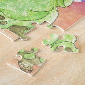 schattige kikker legpuzzel (Zijkant)