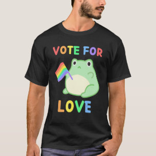 Schattige kikker Lgbt Bi trots trotse Gay Lesbisch T-shirt