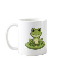Schattige kikker PNG - Kawaii kikker illustratie o