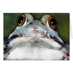 Schattige kikker: Realism Pastel Painting