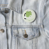 Schattige Kikker Ronde Button 5,7 Cm (In situ)