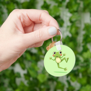 schattige kikker sleutelhanger