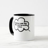 schattige kikkerkoffie Mok (Voorkant links)