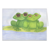 Schattige kikkerliefhebbers (Voorkant Horizontaal)