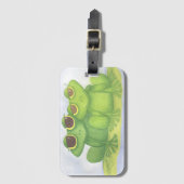Schattige kikkerliefhebbers bagagelabel (Voorkant (verticaal))