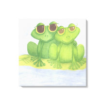 Schattige kikkerliefhebbers