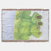 Schattige kikkerliefhebbers deken (Voorkant)