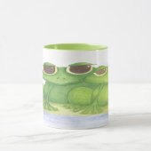 Schattige kikkerliefhebbers mok (Midden)