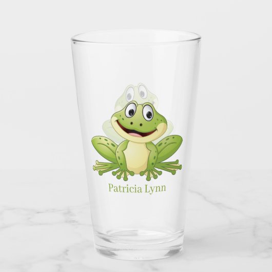 schattige kikkerliefhebbers noemen Glass Glas (Voorkant)