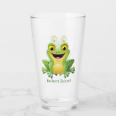 schattige kikkerliefhebbers noemen Glass Glas (Achterkant)