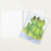 Schattige kikkerliefhebbers planner (Display)