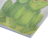 Schattige kikkerliefhebbers snijplank (Hoek)