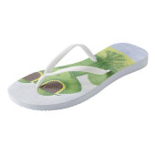 Schattige kikkerliefhebbers teenslippers (Schuin)