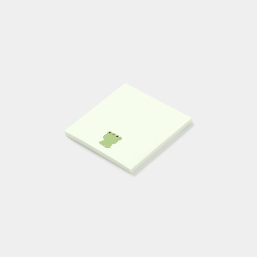 Schattige kikkerpaar post-it® notes (Schuin)