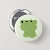 Schattige kikkerpaar ronde button 5,7 cm (Voorkant /achterkant)