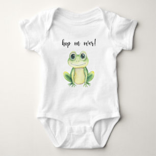 Schattige kikkervisje Baby shower Romper